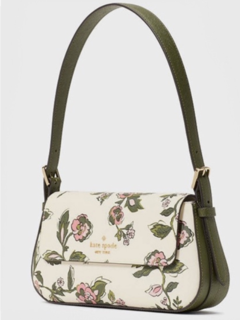 NWOT Kate Spade Madison Small Floral Shoulder Bag - Picture 2 of 10